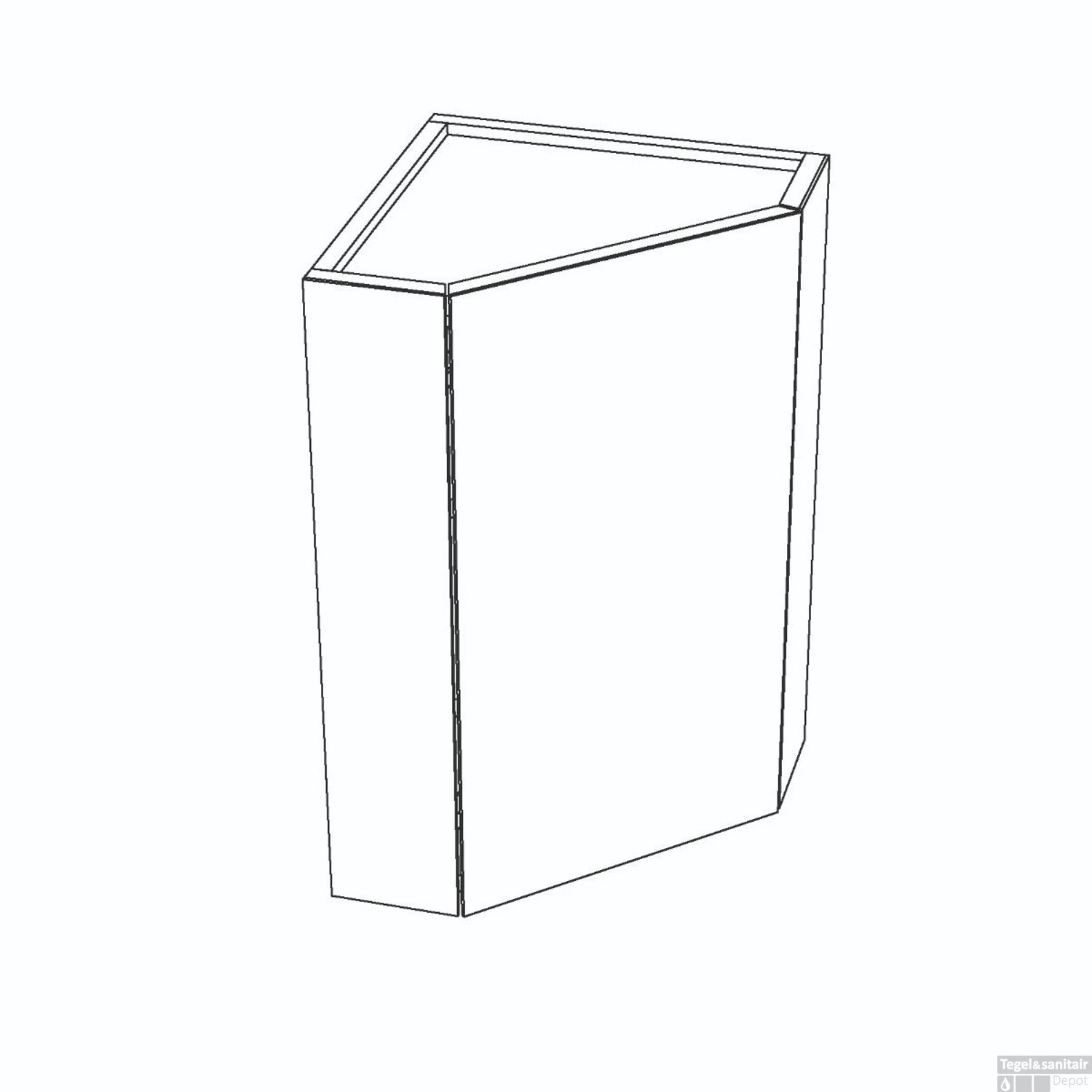 Toiletkast Hoek Corsa Allibert 31,5 Cm Grijs Aluminium 6 Toiletkast Hoek Corsa Allibert 31,5 Cm Grijs Aluminium - Afbeelding 4