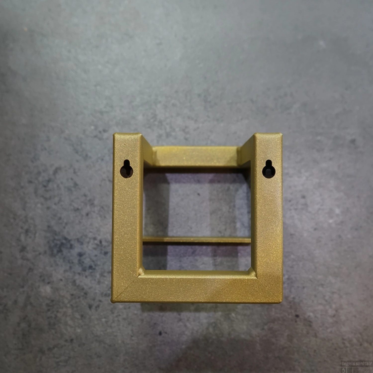 Toiletrolhouder BWS Demir 12x12x12 Cm Glitter Goud 8 Toiletrolhouder BWS Demir 12x12x12 Cm Glitter Goud - Afbeelding 6