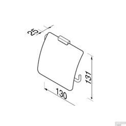 Toiletrolhouder Geesa AIM Met Klep Chroom -Sealkin Badkamermeubilair Winkel toiletrolhouder geesa aim met klep chroom tech