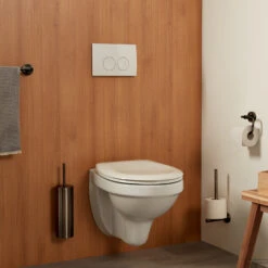 Toiletrolhouder Haceka Kosmos Zonder Klep Geborsteld Grafiet -Sealkin Badkamermeubilair Winkel toiletrolhouder haceka kosmos zonder klep geborsteld grafiet sfeer1