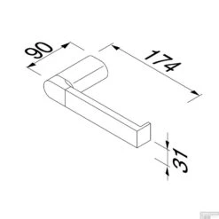 Toiletrolhouder Of Reserverolhouder Geesa Wynk Chroom -Sealkin Badkamermeubilair Winkel toiletrolhouder of reserverolhouder geesa wynk chroom tech