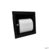 Toiletrolhouder Sanilux Inbouw Mat Zwart 13.5x13x12 Cm -Sealkin Badkamermeubilair Winkel toiletrolhouder sanilux inbouw mat zwart 13.5x13x12 cm detail2