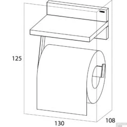 Toiletrolhouder Tiger Safira Met Klep Chroom Glas 9 Toiletrolhouder Tiger Safira Met Klep Chroom Glas -Sealkin Badkamermeubilair Winkel toiletrolhouder tiger safira met klep chroom glas4008912641409 3