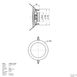 Speakerset Aquasound Twist Spatwaterdicht 45 Watt 135 Mm Wit (RAL 9016) -Sealkin Badkamermeubilair Winkel twist speakerset aquaset spatwaterdicht wit spktwist135 w tech
