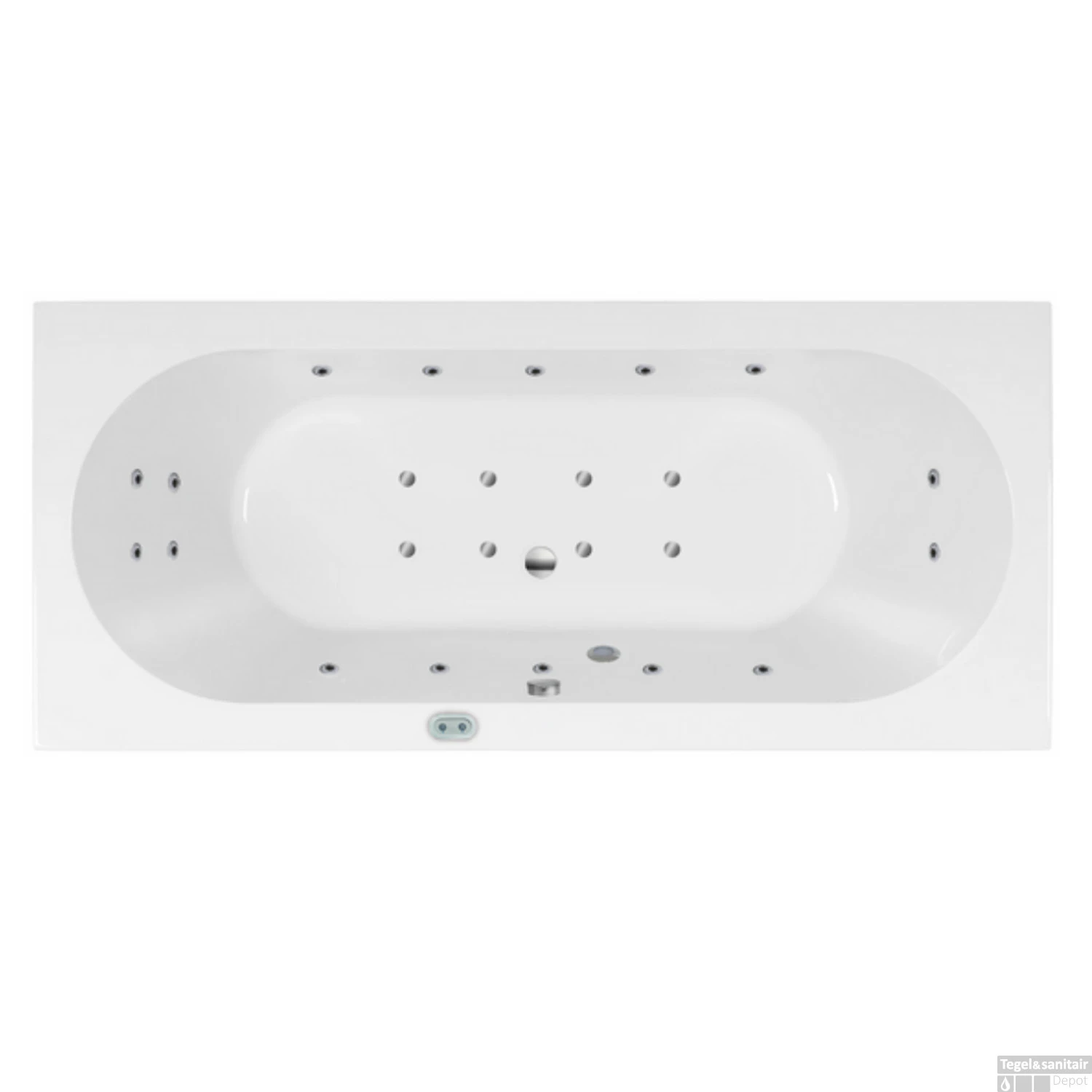 Whirlpool Boss & Wessing Urby Silent 3 170x75cm Dubbel Systeem 4 Whirlpool Boss & Wessing Urby Silent 3 170x75cm Dubbel Systeem - Afbeelding 2