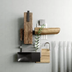 Clou Vale Fontein Zonder Kranenbank Met Geintergreerde Afvoer Mat Zwart Keramiek 28 Cm -Sealkin Badkamermeubilair Winkel vale moodboard the revived barn