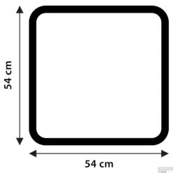Veiligheidsmat Differnz Lapis PVC 54x54 Cm Wit -Sealkin Badkamermeubilair Winkel veiligheidsmat differnz lapis pvc 54x54 cm wit tech