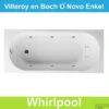 Ligbad Villeroy & Boch O.novo 170x75 Cm Balboa Whirlpool Systeem Enkel