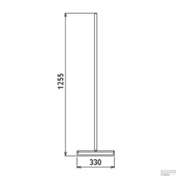 Vloerwisser Luca Sanitair Met Ophanghaakje 32x125 Cm Mat Zwart -Sealkin Badkamermeubilair Winkel vloerwisser luca sanitair met ophanghaakje 32x125 cm mat zwart tech