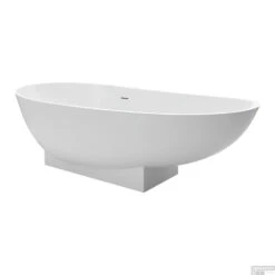 Vrijstaand Bad Best Design Earth 180x84x56 Cm Solid Surface Mat Wit -Sealkin Badkamermeubilair Winkel vrijstaand bad best design earth 180x84x56 cm solid surface mat wit 2