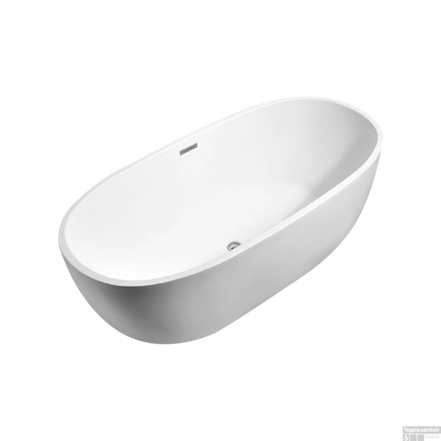 Vrijstaand Bad Best Design Moderna Acryl 170x78x60cm Mat Wit 3 Vrijstaand Bad Best Design Moderna Acryl 170x78x60cm Mat Wit