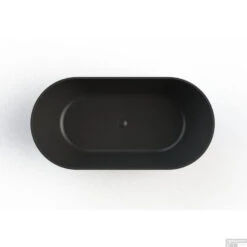 Vrijstaand Bad Arcqua Cusco Cast Marble 155x75x55 Cm Mat Zwart 6 Vrijstaand Bad Arcqua Cusco Cast Marble 155x75x55 Cm Mat Zwart -Sealkin Badkamermeubilair Winkel vrijstaand bad bws cusco cast marble 155x75x55 cm mat zwart shop1