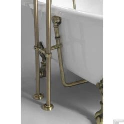 Vrijstaand Bad Sapho Regata 175x85x61 Cm Wit Met Leeuwenpoten Brons -Sealkin Badkamermeubilair Winkel vrijstaand bad sapho regata 175x85x61 cm wit met leeuwenpoten brons sph10121 5