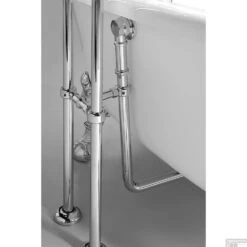 Vrijstaand Bad Sapho Regata 175x85x61 Cm Wit Met Leeuwenpoten Chroom -Sealkin Badkamermeubilair Winkel vrijstaand bad sapho regata 175x85x61 cm wit met leeuwenpoten chroom sph10231 4