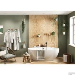 Vrijstaand Ligbad Allibert Asara 165x80x58 Cm Ovaal Mat Wit -Sealkin Badkamermeubilair Winkel vrijstaand ligbad allibert asara 165x80x58 cm ovaal mat wit sfeer1