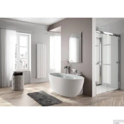 Vrijstaand Ligbad Allibert Asara 165x80x58 Cm Ovaal Mat Wit -Sealkin Badkamermeubilair Winkel vrijstaand ligbad allibert asara 165x80x58 cm ovaal mat wit sfeer3