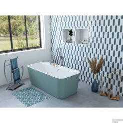 Vrijstaand Ligbad Allibert Kolora 170,1x78,2x58,4 Cm Mat Groen -Sealkin Badkamermeubilair Winkel vrijstaand ligbad allibert kolora 170 1x78 2x58 4 cm mat groen sfeer