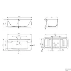 Vrijstaand Ligbad Allibert Kolora 170,1x78,2x58,4 Cm Mat Groen -Sealkin Badkamermeubilair Winkel vrijstaand ligbad allibert kolora 170 1x78 2x58 4 cm mat groen tec