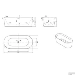 Vrijstaand Ligbad Luca Sanitair Primo Acryl 178x80x56 Cm Glans Wit (inclusief Afvoer En Sifon) -Sealkin Badkamermeubilair Winkel vrijstaand ligbad luca sanitair primo acryl 178x80x56 cm glans wit inclusief afvoer en sifon tech