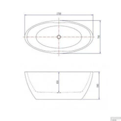 Vrijstaande Whirlpool Wiesbaden Oval 170x78x60 Cm Luchtsysteem Met RVS Jets Mat Wit -Sealkin Badkamermeubilair Winkel vrijstaande whirlpool wiesbaden oval 170x78x60 cm luchtsysteem met rvs jets mat wit tech