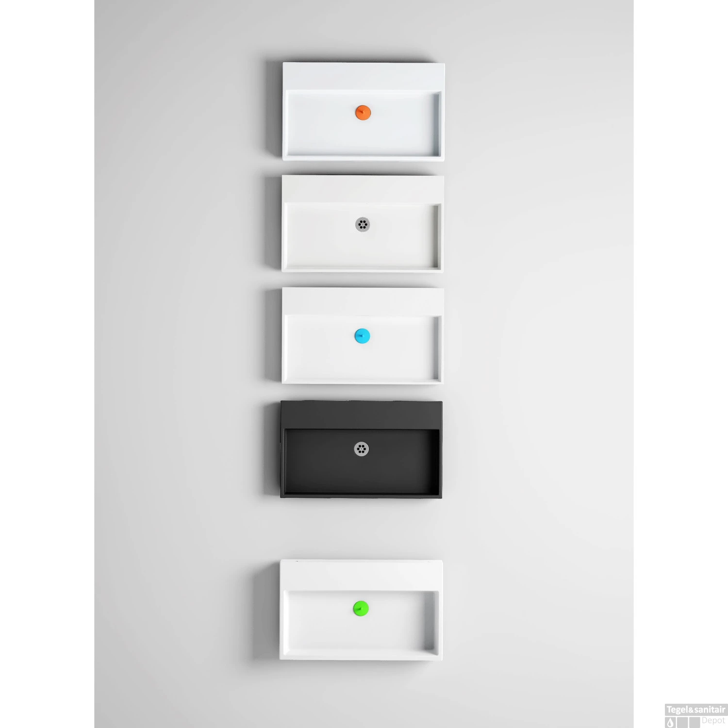 Wastafel Clou Wash Me 70x42x8 Cm Mineraal Marmer Wit 6 Wastafel Clou Wash Me 70x42x8 Cm Mineraal Marmer Wit - Afbeelding 4