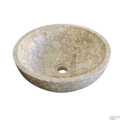 Waskom Imso Lavabo Tondo Trotol Beige Marmer 40x15cm