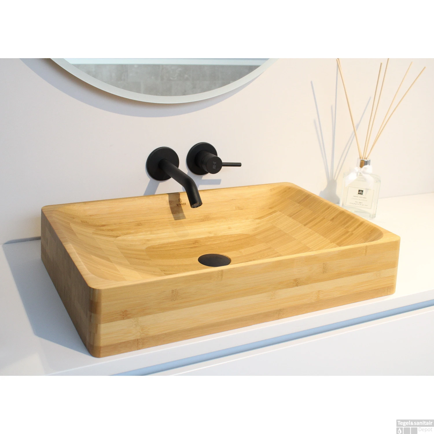 Waskom Minnor Rufa 60x40x11 Cm Bamboe Caramel 5 Waskom Minnor Rufa 60x40x11 Cm Bamboe Caramel - Afbeelding 3