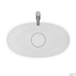 Waskom Riho Escala Opbouw Ovaal 55x32 Cm Mat Wit -Sealkin Badkamermeubilair Winkel waskom riho escala opbouw ovaal 55x32 cm mat wit 2