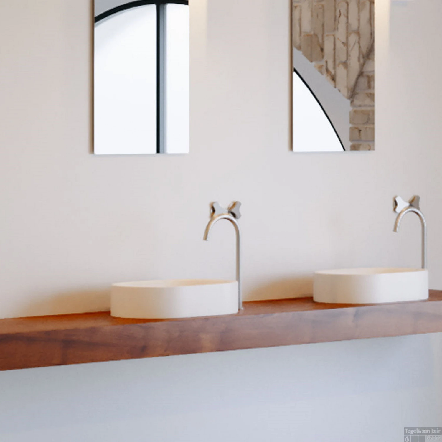 Waskom Riho Essence Ovaal Zonder Kraangat 48x32 Cm Mat Wit 3 Waskom Riho Essence Ovaal Zonder Kraangat 48x32 Cm Mat Wit