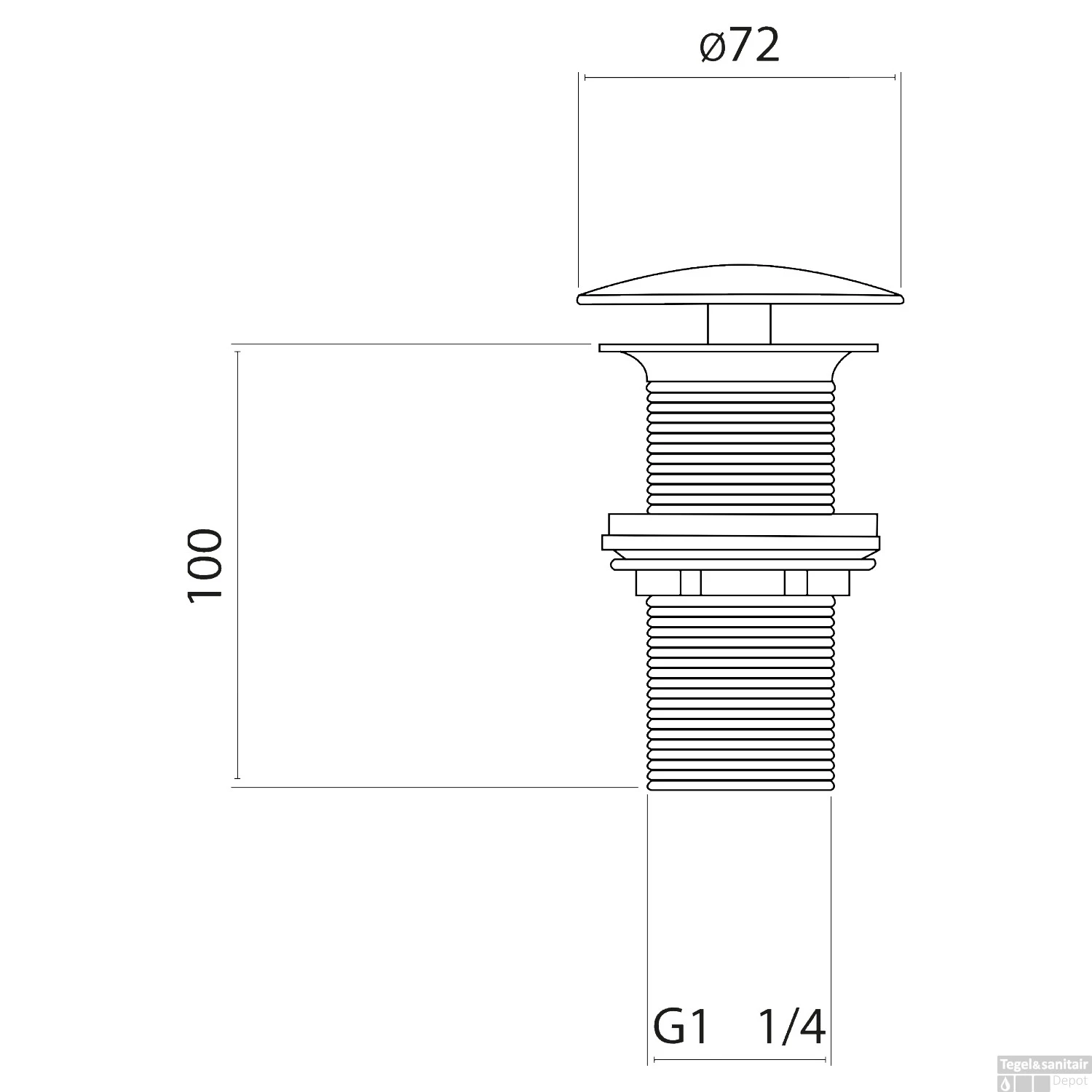 Waskomset Differnz Ravano Beton 40x12 Cm Antraciet Met Hoge Wastafelkraan Gunmetal - Afbeelding 5