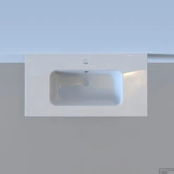 Wastafel Boss & Wessing Pakaru 91x46,5x17 Glans Wit (1 Kraangat) 9 Wastafel Boss & Wessing Pakaru 91x46,5x17 Glans Wit (1 Kraangat) -Sealkin Badkamermeubilair Winkel wastafel bws pakaru was102684 detail1