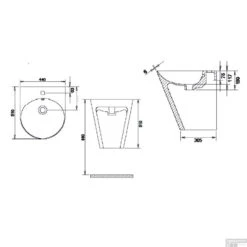 Wastafel Boss & Wessing Cone Keramisch 51x44cm Met Kraangat Mat Wit 7 Wastafel Boss & Wessing Cone Keramisch 51x44cm Met Kraangat Mat Wit -Sealkin Badkamermeubilair Winkel wastafel creavit cone keramisch 51x44cm met kraangat mat wit tec