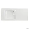 Wastafel Differnz Style 100 Cm Asymmetrisch Rechts Wit -Sealkin Badkamermeubilair Winkel wastafel differnz style 100 cm asymmetrisch rechts wit shop