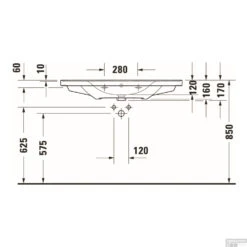 Wastafel Duravit D-Neo Met Overloop Kraanvlak Zonder Kraangat 100.5 Cm Hoogglans Wit -Sealkin Badkamermeubilair Winkel wastafel duravit d neo met overloop kraanvlak zonder kraangat 100.5 cm hoogglans wit tech