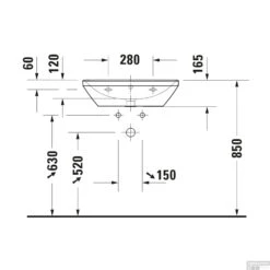 Wastafel Duravit D-Neo Met Overloop Kraanvlak Zonder Kraangat 60 Cm Hoogglans Wit -Sealkin Badkamermeubilair Winkel wastafel duravit d neo met overloop kraanvlak zonder kraangat 60 cm hoogglans wit tech2