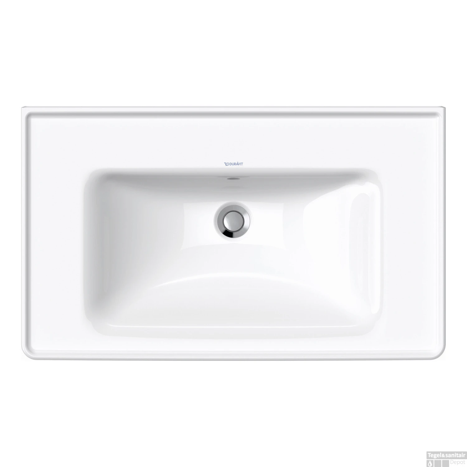 Wastafel Duravit D-Neo WonderGliss Met Rand Overloop Kraanvlak Zonder Kraangat 80 Cm Hoogglans Wit 4 Wastafel Duravit D-Neo WonderGliss Met Rand Overloop Kraanvlak Zonder Kraangat 80 Cm Hoogglans Wit - Afbeelding 2