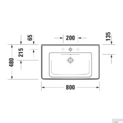 Wastafel Duravit D-Neo WonderGliss Met Rand Overloop Kraanvlak Zonder Kraangat 80 Cm Hoogglans Wit 8 Wastafel Duravit D-Neo WonderGliss Met Rand Overloop Kraanvlak Zonder Kraangat 80 Cm Hoogglans Wit -Sealkin Badkamermeubilair Winkel wastafel duravit d neo wondergliss met rand overloop kraanvlak zonder kraangat 80 cm hoogglans wit tech
