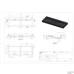 Wastafel Forzalaqua Oslo Hardsteen Gefrijnd Zonder Kraangat Antraciet 140,5x51,5x9 Cm 7 Wastafel Forzalaqua Oslo Hardsteen Gefrijnd Zonder Kraangat Antraciet 140,5x51,5x9 Cm -Sealkin Badkamermeubilair Winkel wastafel forzalaqua oslo hardsteen gefrijnd zonder kraangat antraciet 140 5x51 5x9 cm tech