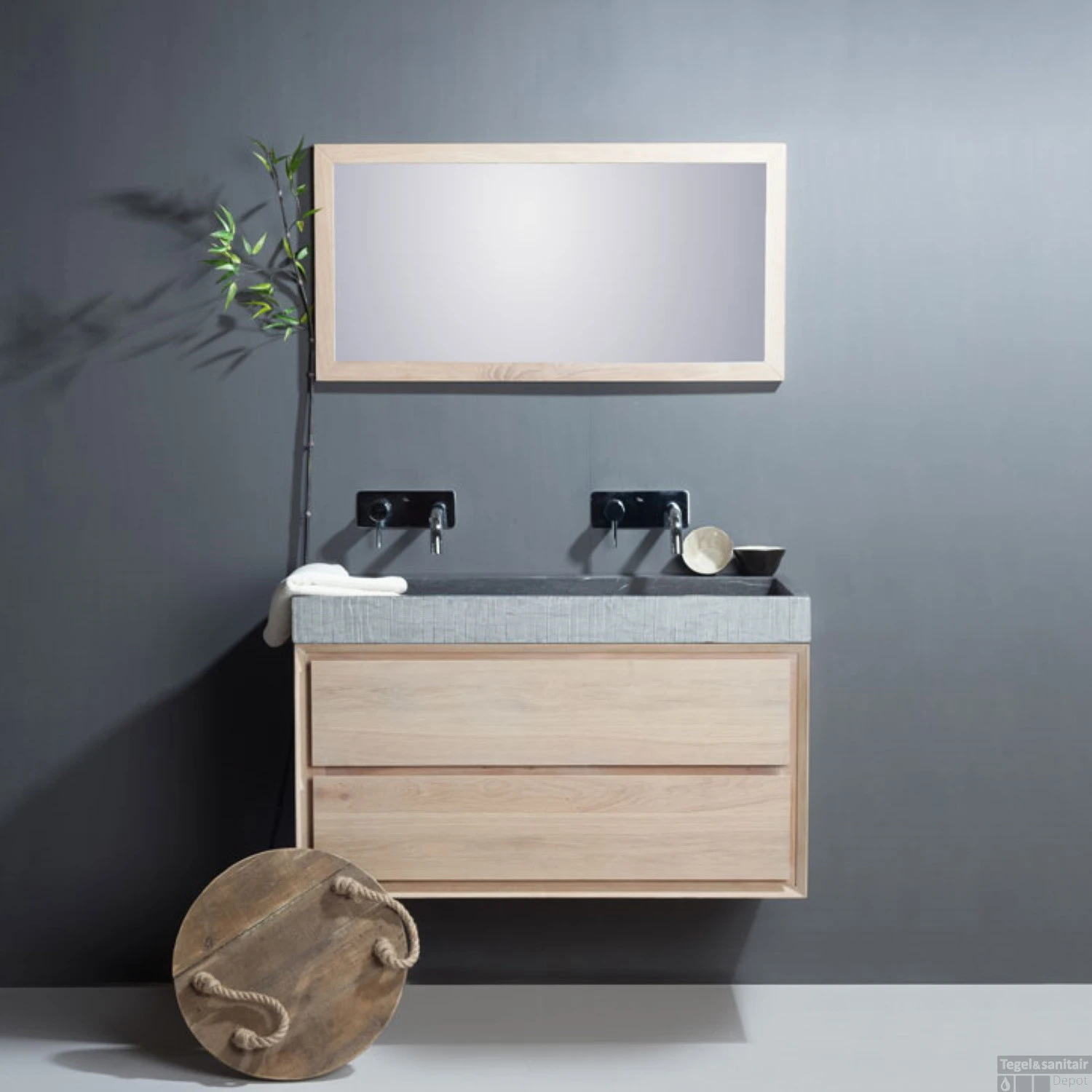 Wastafel Forzalaqua Oslo Hardsteen Gefrijnd Zonder Kraangat Antraciet 60x40x9 Cm 4 Wastafel Forzalaqua Oslo Hardsteen Gefrijnd Zonder Kraangat Antraciet 60x40x9 Cm - Afbeelding 2