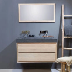 Wastafel Forzalaqua Stockholm Hardsteen Gezoet Met Kraangat 60x40x9 Cm -Sealkin Badkamermeubilair Winkel wastafel forzalaqua stockholm hardsteen gezoet met kraangat 60x40x9 cm sfeer5