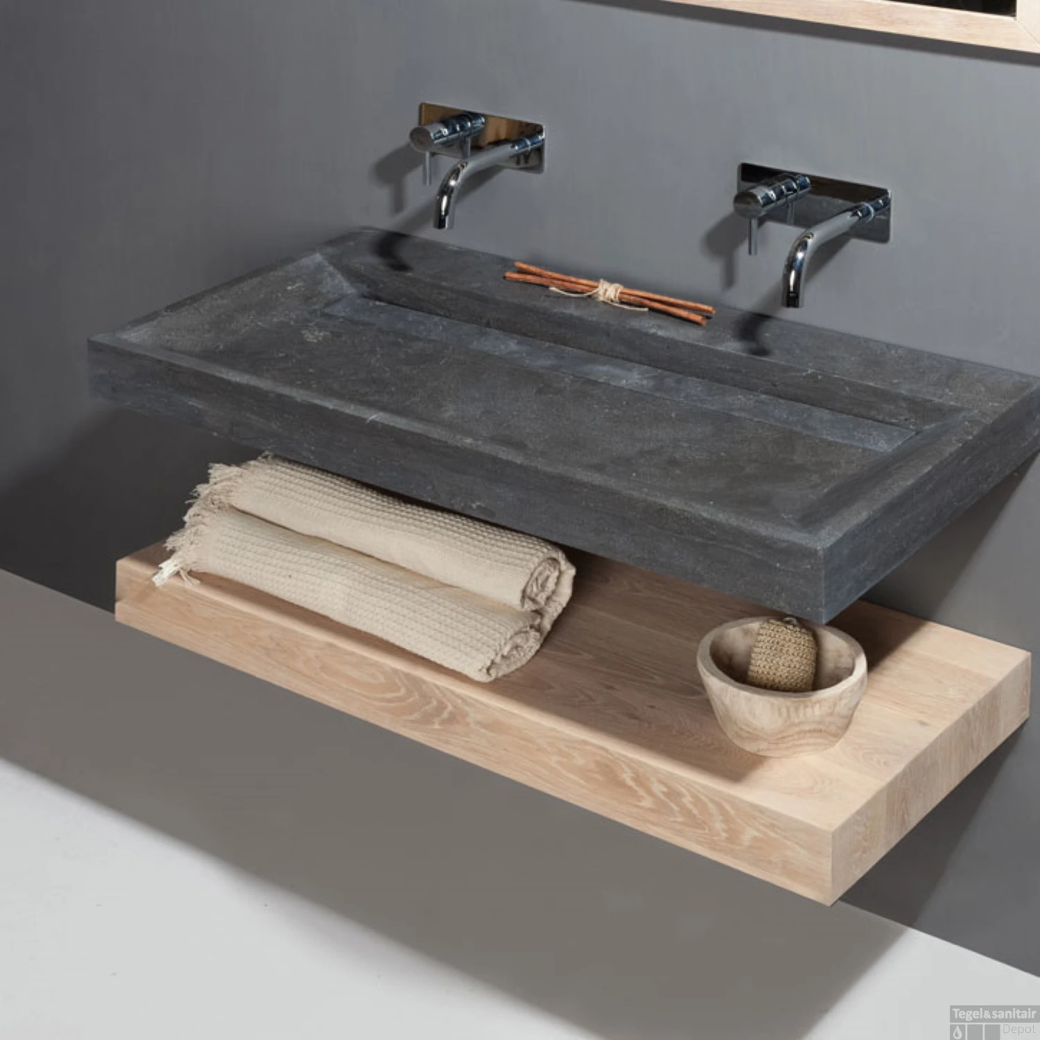 Wastafel Forzalaqua Stockholm Hardsteen Gezoet Zonder Kraangat 60x40x9 Cm 3 Wastafel Forzalaqua Stockholm Hardsteen Gezoet Zonder Kraangat 60x40x9 Cm