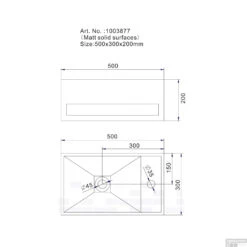 Wastafel Ideavit Solidcube-TB 50x30x20 Cm Inclusief Handdoekhouder Solid Surface Mat Wit 5 Wastafel Ideavit Solidcube-TB 50x30x20 Cm Inclusief Handdoekhouder Solid Surface Mat Wit -Sealkin Badkamermeubilair Winkel wastafel ideavit solidcubetb tech