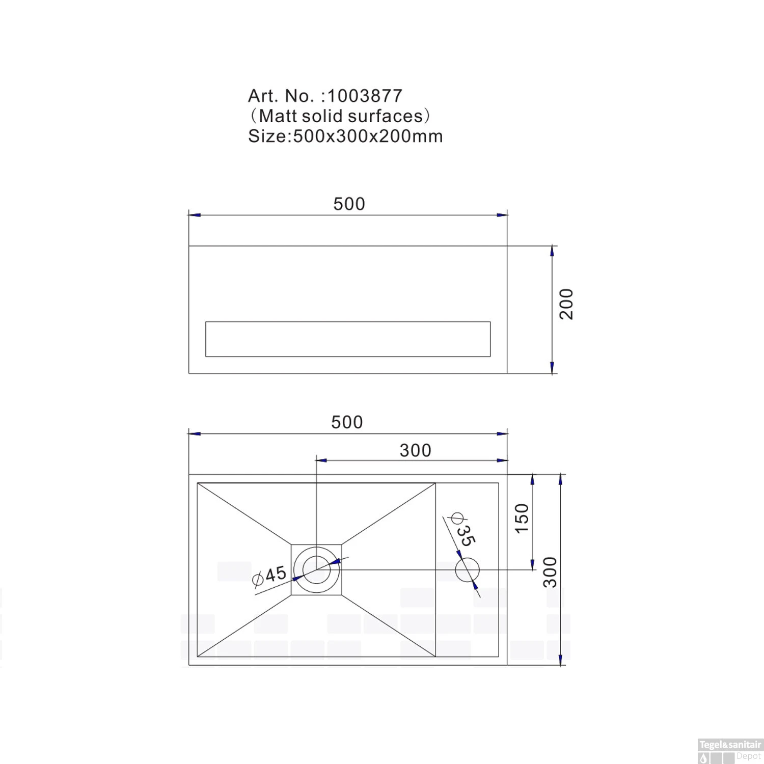 Wastafel Ideavit Solidcube-TB 50x30x20 Cm Inclusief Handdoekhouder Solid Surface Mat Wit 4 Wastafel Ideavit Solidcube-TB 50x30x20 Cm Inclusief Handdoekhouder Solid Surface Mat Wit - Afbeelding 2