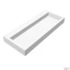 Wastafel Best Design Opera-100 Just-Solid 100x42x10 Cm Mat Wit -Sealkin Badkamermeubilair Winkel wastafel opera just solid 100cm mat wit shop