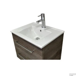 Wastafel Sanicare Q6 Inclusief Kraangat En Overloop 100x45cm Keramisch Wit (exclusief Meubel)