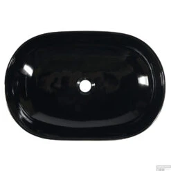 Wastafel Sapho Priori 58x40 Cm Zwart -Sealkin Badkamermeubilair Winkel wastafel sapho priori 58x40 cm zwart 3