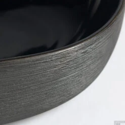 Wastafel Sapho Priori 58x40 Cm Zwart -Sealkin Badkamermeubilair Winkel wastafel sapho priori 58x40 cm zwart 4