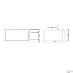 Wastafelbeugel Sanicare 21x43 Cm Chroom (per Stuk) -Sealkin Badkamermeubilair Winkel wastafelbeugel sanicare 21x43 cm chroom per stuk tech