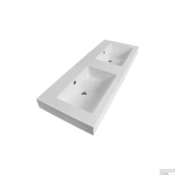 Wastafelblad Exclusive Line Florence 120-2 Geen Kraangaten