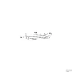 Wastafelblad Exclusive Line CoreStone Small 100 Natuursteen 0 Kraangaten -Sealkin Badkamermeubilair Winkel wastafelblad exclusive line corestone small 100 natuursteen tech